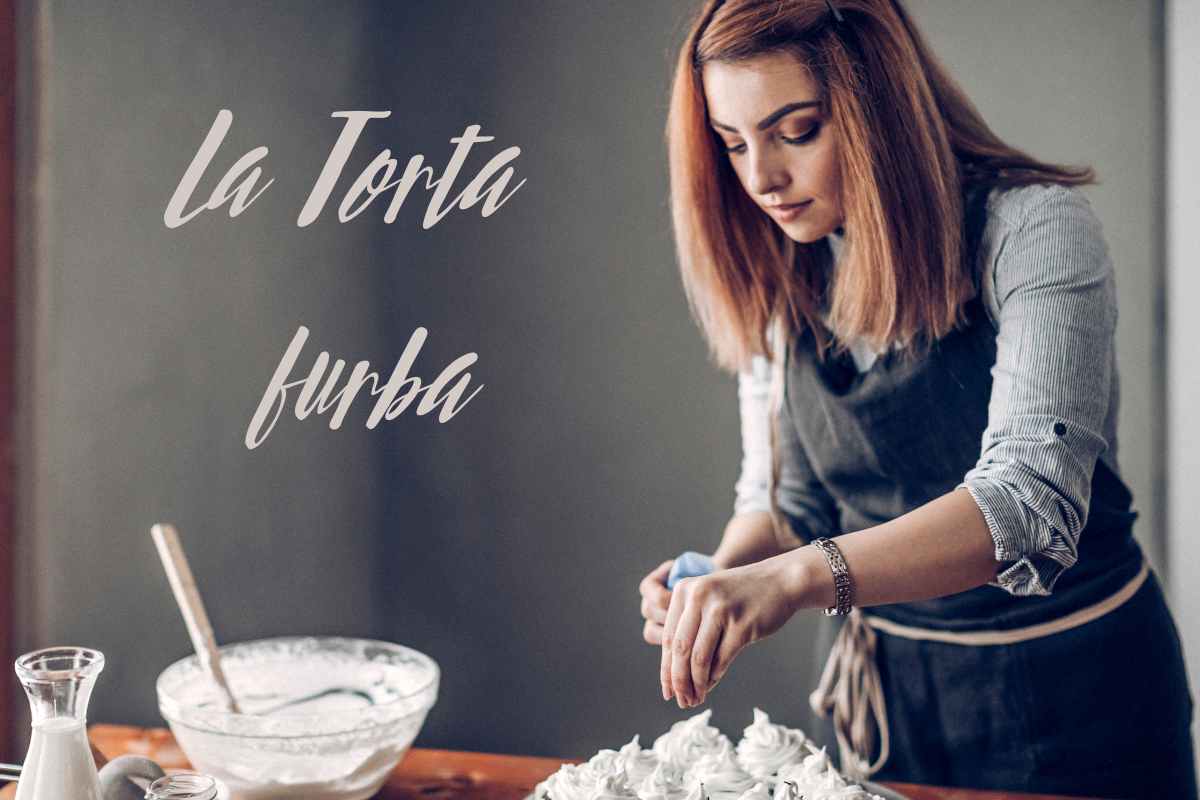 ragazza che fa un dolce